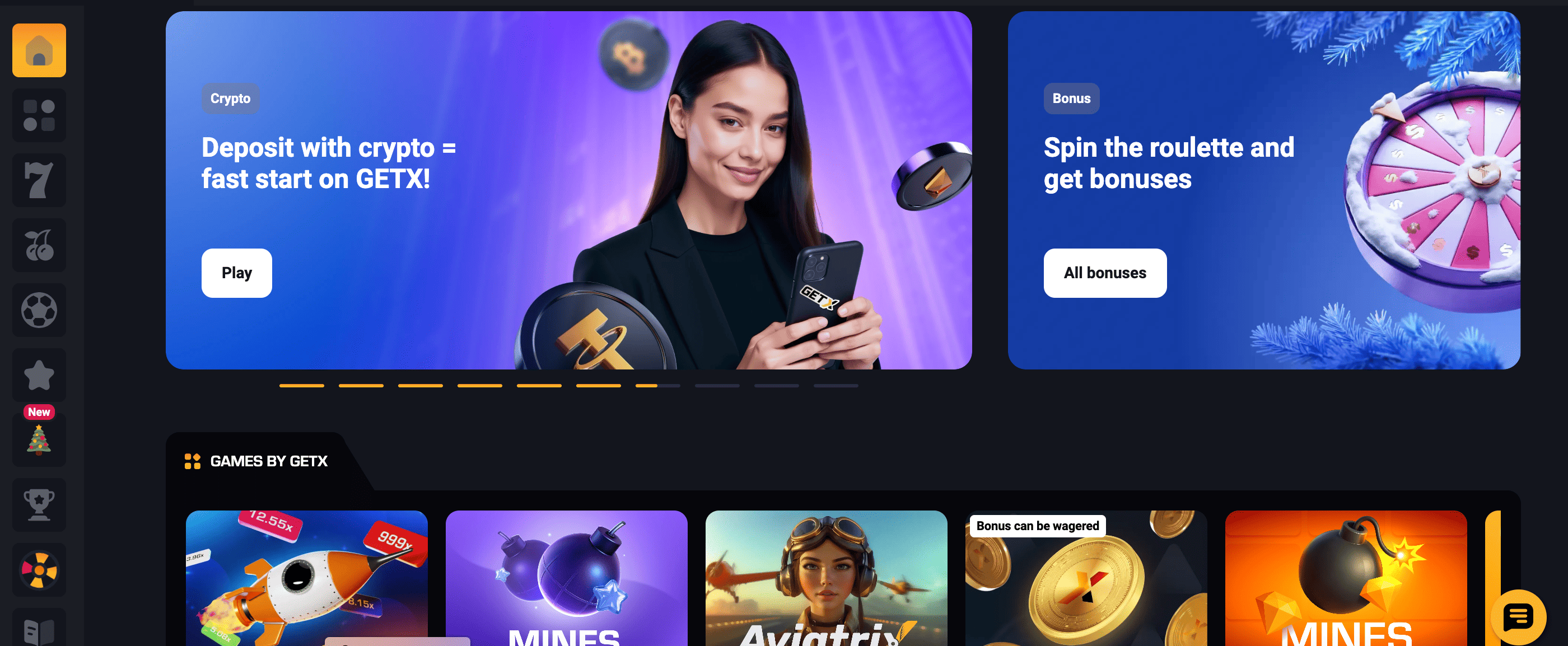 Getx casino — рабочее зеркало для входа в 2026 году
